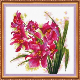 Набор для вышивки крестом Лиловые орхидеи Абрис Арт АН-003 - 447.00грн.