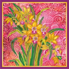 Рисунок на ткани для вышивки бисером Розовый шарм Абрис Арт АС-056