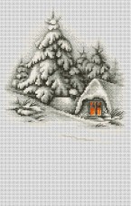 Набор для вышивки крестом Зимний пейзаж Luca-S В2279