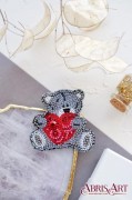 Набор для вышивки украшения Влюбленный мишка