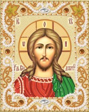 Схема вишивки бісером на атласі Марічка Вінчальная пара. Господь Вседержиель РІК-5001