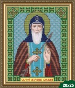 Рисунок на ткани для вышивки бисером Святой Василий