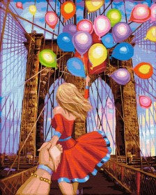 Набор для выкладки алмазной мозаикой Следуй за мной: Бруклинский мост Алмазная мозаика DM-398 - 430.00грн.