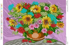Рисунок на габардине для вышивки бисером Літній дарунок Вишиванка А2-023 - 211.00грн.