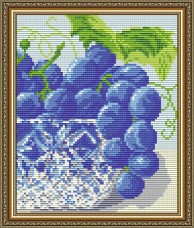 Набор для выкладки алмазной мозаикой В хрустале. Виноград Диптих 2 Art Solo АТ5546