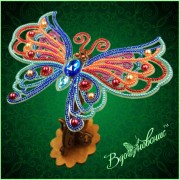 Набор для вышивки бисером Ажурная бабочка 3D 089