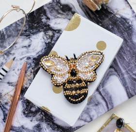 Набор для вышивки бисером украшения Золотая пчелка Абрис Арт AD-066 - 222.00грн.