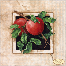 Схема для вышивки бисером на атласе Спелые яблоки Tela Artis (Тэла Артис) ТА-380