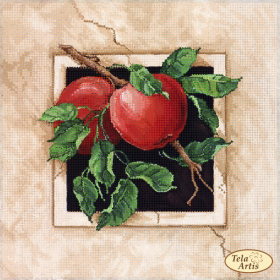 Схема для вышивки бисером на атласе Спелые яблоки Tela Artis (Тэла Артис) ТА-380 - 110.00грн.