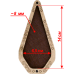 Шкатулка для рукоделия Ножницы Волшебная страна FLZB(N)-024