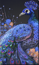 Набор для вышивки бисером на холсте Волшебная чудо-птица Абрис Арт АВ-907