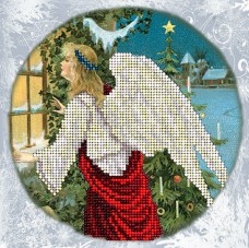 Набор для вышивки ювелирным бисером Рождественские истории 9 Краса и творчiсть 91114