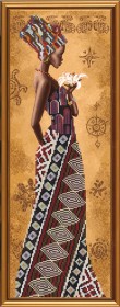 Набор для вышивки бисером Африканка с лилией Новая Слобода (Нова слобода) НД2077 - 534.00грн.