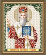 Схема вышивки бисером на авторской канве Святитель Тарасий Патриарх Цареградский