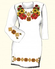 Заготовка женского платья для вышивки бисером  Biser-Art Сукня 6035 (габардин)