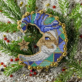 Набор для вышивания бисером по дереву Синий месяц Волшебная страна FLK-454 - 259.00грн.
