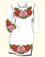 Заготовка женского платья для вышивки бисером  Biser-Art Сукня 6034 (габардин)