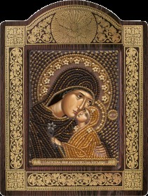 Набор для вышивки бисером Св. Анна с младенцем Марией