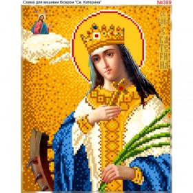Схема вышивки бисером на габардине Св. Екатерина Biser-Art 20х30-399 - 63.00грн.
