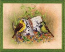 Набор для вышивки бисером Птицы-певцы Чарiвна мить (Чаривна мить) Б-674