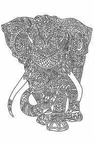 Схема вышивки бисером на атласе Слон (на белом) А-строчка АХ2-042 - 188.00грн.