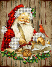Набор для вышивки ювелирным бисером Рождественские истории 12 Краса и творчiсть 20915