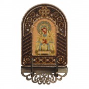 Набор для создания иконы с вышитой рамкой - киотом Богородица Семистрельная