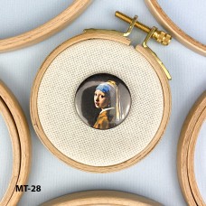 Магнитный держатель для игл и схем Девушка с жемчужной сережкой МТ-28 Кольорова МТ-28