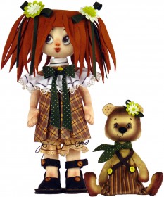 Набор для шитья куклы и мягкой игрушки Девочка с мишкой Zoosapiens К1071Z - 1 215.00грн.