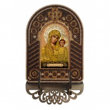 Набор для создания иконы с вышитой рамкой - киотом Богородица Казанская Новая Слобода (Нова слобода) ВК2002