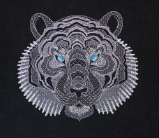 Набор для вышивки крестом Белый тигр Абрис Арт АН-126