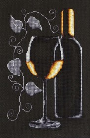 Набор для вышивки крестом Бутылка с вином