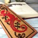 Набор для вышивки нитками на крафтовом картоне Wonderland Crafts Закладка - Саламандра WLZ-012