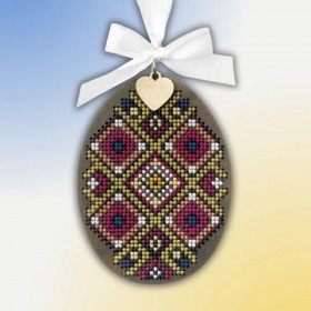 Набор для вышивки нитками на деревянной основе Wonderland Crafts Писанка. Ивано-Франковская область FLW-091