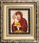 Набор для вышивки ювелирным бисером Икона Божьей Матери Почаевская