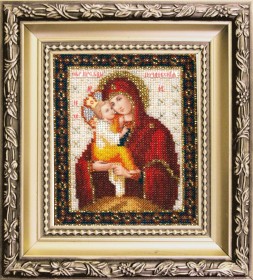 Набор для вышивки ювелирным бисером Икона Божьей Матери Почаевская Чарiвна мить  БЮ-011 - 2 772.00грн.