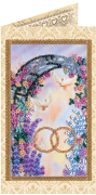 Набор - открытка для вышивки бисером С Днём Бракосочетания 3