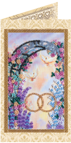 Набор - открытка для вышивки бисером С Днём Бракосочетания 3 Абрис Арт АО-111 - 97.00грн.
