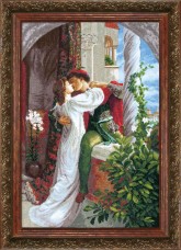 Набор для вышивки крестом Ромео и Джульетта по мотивам Фрэнка Бернарда Дикси Cristal Art ВТ-034