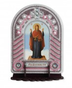 Набор для вышивки иконы с рамкой-киотом Богородица Нерушимая стена 