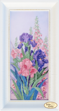Набор для вышивки бисером Милые сердцу цветы Tela Artis (Тэла Артис) НТК-049