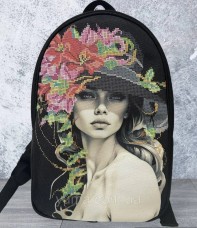 Рюкзак для вышивки бисером Дама  Юма Модель 3 №92