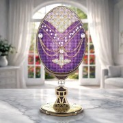 Набор для вышивки нитками на деревянной основе Wonderland Crafts Писанка. Вечернее сияние FLW-111