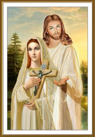 Набор для вышивки бисером Иисус и Мария  Новая Слобода (Нова слобода) НК3322 - 735.00грн.