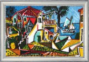 Набор для вышивки бисером Средиземноморский пейзаж (по картине П. Пикассо)
