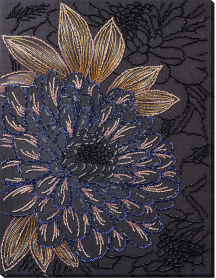 Набор для вышивки бисером на холсте Расцветающая в темноте Абрис Арт АВ-903 - 713.00грн.