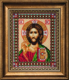 Набор для вышивки бисером Икона Господа Иисуса Христа Чарiвна мить  Б-069 - 4 785.00грн.