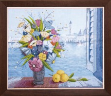 Набор для вышивки крестом Утро в Венеции Cristal Art ВТ-514