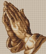 Набор для вышивки крестом Молящие руки
