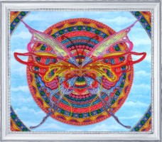 Набор для вышивки бисером Мандала - бабочка Баттерфляй (Butterfly) 118Б